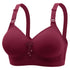 New Large Size No Rims Sweat-Absorbent Breathable Beautiful Back No Rims Push-Up Bra Top-Up Adjustable Underwear for Women SHOPEZRA L.L.C.