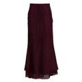 Women Clothing Satin Skirt Women Spring Summer Patchwork Mesh Double Layer Design Sheath