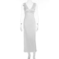 Damenbekleidung Sommer Französisch Entry Lux High Sense Anmutig Modisch Ärmelloses Enges Kleid