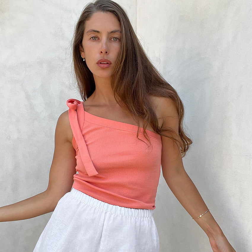 Baumwolle Leinen Weiß Laternenärmel V-Ausschnitt Top Shorts Sommer Damen Kleidung Zweiteiliges Set