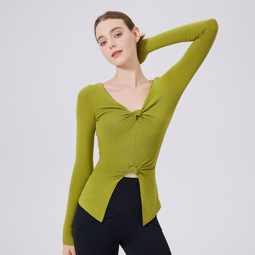 Slim Fit Heat Storage Slimming Top Damen Oberbekleidung Workout Kleidung Laufen Yoga Langarm Mousse Training Sport T-Shirt
