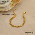 Light Luxury High Grade Multi Layer Stainless Steel Bracelet Twin Inlaid Zircon Niche Titanium Steel Hand Jewelry
