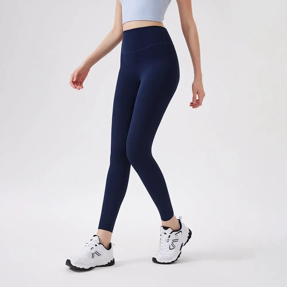 Hip Lifting No Size Nude Feel Yoga Pants Women High Waist Belly Contracting Sports Hip Shaping Fitness Pants Yoga Trousers by Wanita Store