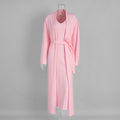 Women Knitted Long Sleeve Cardigan Sling Dress Set Autumn Soft Blouse