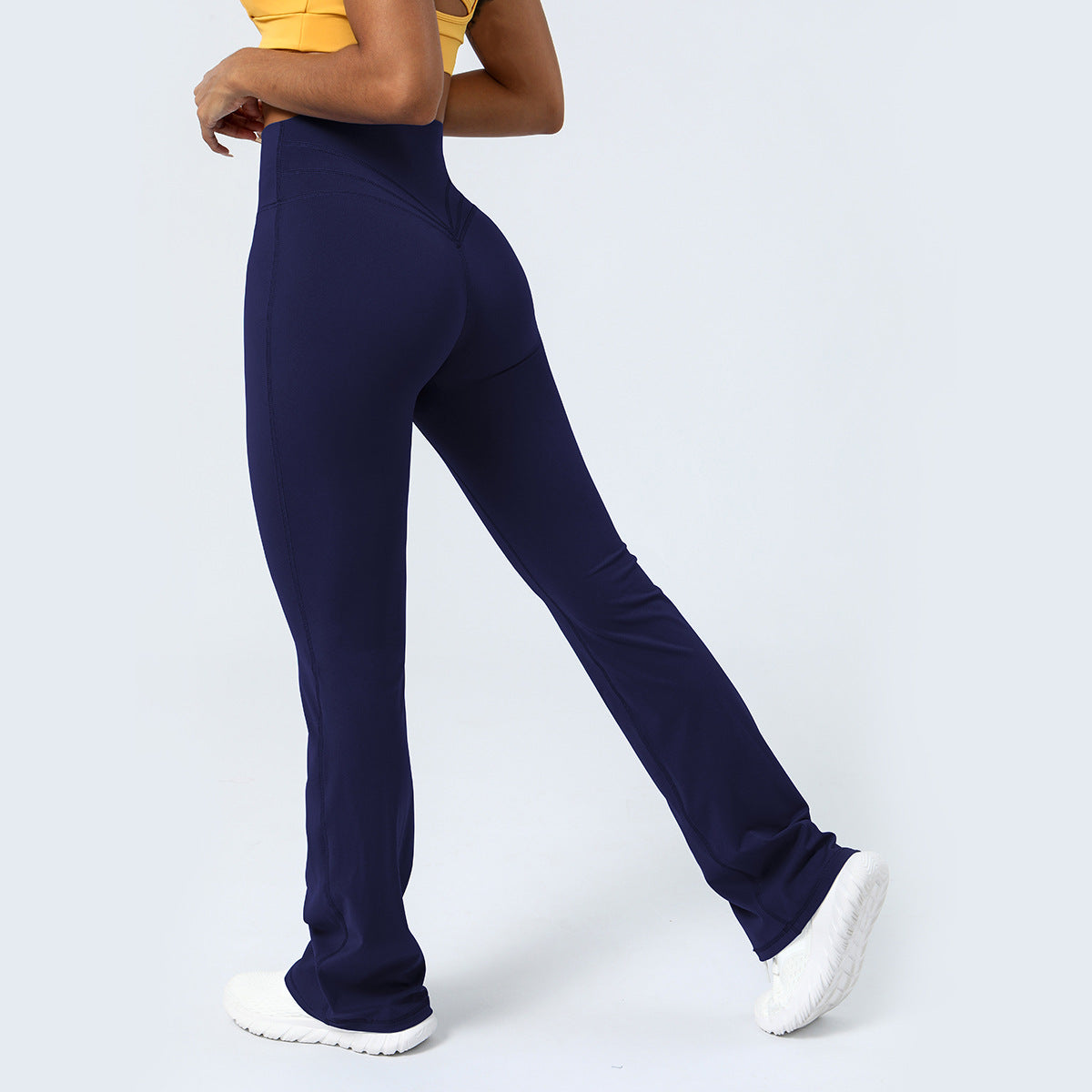 Nude Feel Tight Dance Weite Beinhosen Hüfthebe Hohe Taille Freizeithosen Flared Pants Fitness Sport Yoga Hosen Damen