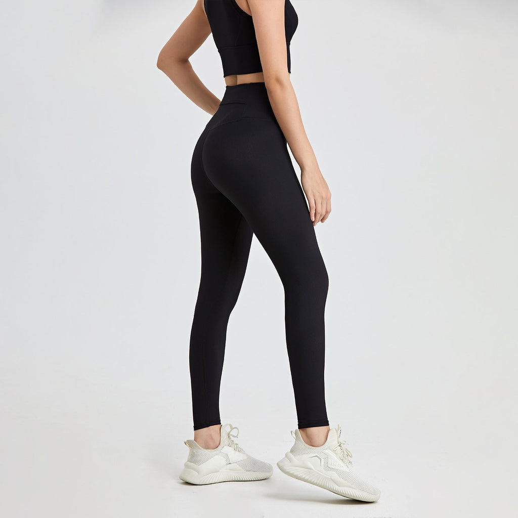 One Piece Nahtlose High Waist Pocket Yoga Hose Nude Feel Peach Hip Eng Anliegende Workout Trainingshose