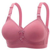 New Large Size No Rims Sweat-Absorbent Breathable Beautiful Back No Rims Push-Up Bra Top-Up Adjustable Underwear for Women SHOPEZRA L.L.C.