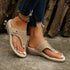 Summer New Wedge-Heeled Slippers for Women, Heightening Casual Rhinestone Thong Sandals for Outer Wear, Beach Flip-Flops, Large Size Shoes SHOPEZRA L.L.C.