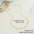 18K Gold Titanium Steel Zircon Bead Necklace Necklace Light Luxury Clavicle Chain Stainless Steel Ornament High Grade Jewelry by Wanita Store