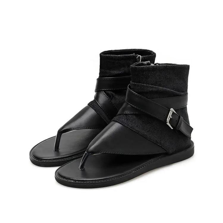 2026 Spring and Summer New Style Sandals, Korean Style Thong-Toe High-Top Women&