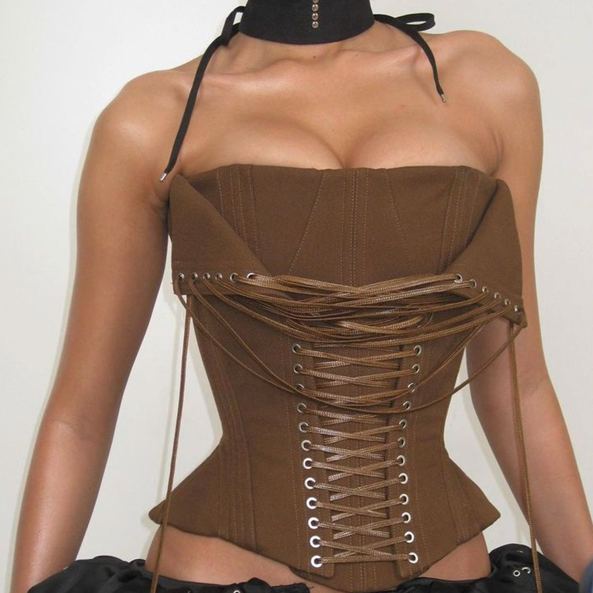 Advanced Design Sexy Boning Korsett zum Schnüren Sexy Korsett Tube Top