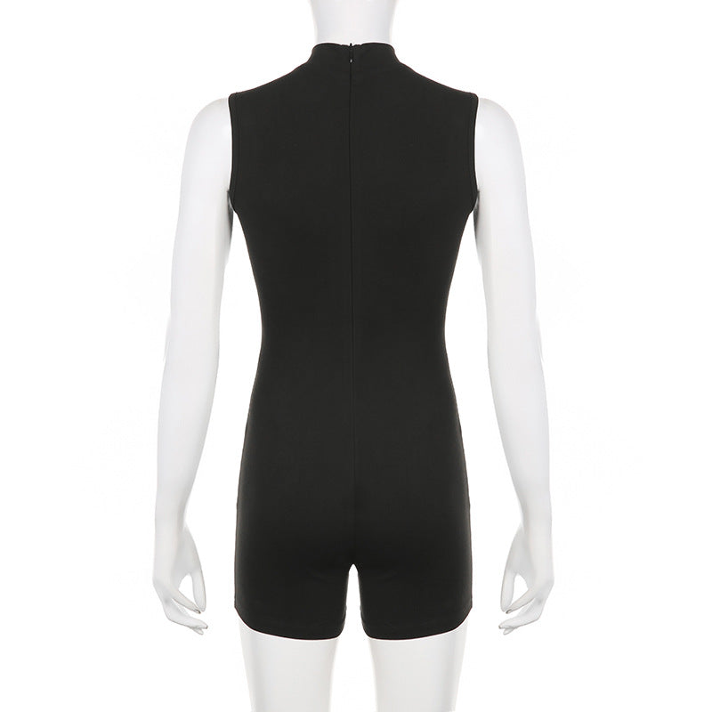 Damen Jumpsuit Sexy Eng Sexy Jumpsuit Einfarbig Slim Fit Hüftstraffende Kleidung