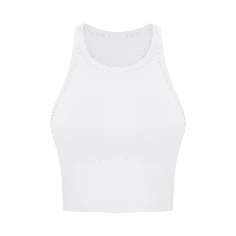Nude Feel mit Brustpolster Yoga Weste Damen Stoßfest Push Up Zubehör Brust Push Up Sport Unterwäsche BH