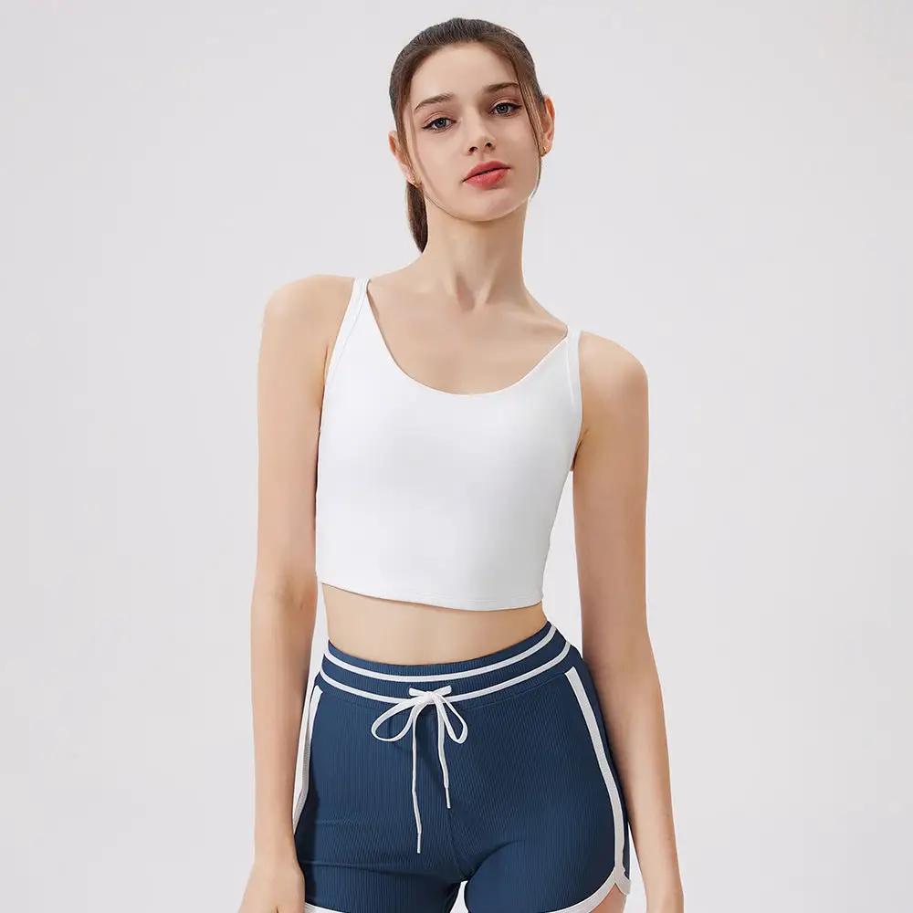 Cloud Sense Knot Beauty Back Yoga Underwear Women Shockproof Yoga Clothing Top Outer Wear Running Bra Workout Yoga Vest by Wanita Store