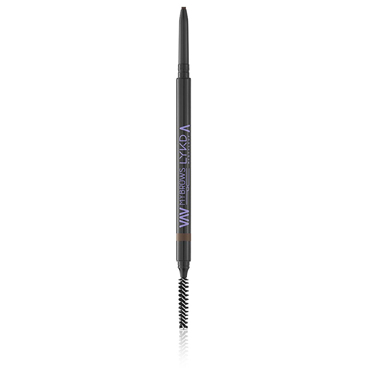 LYKD Micro Eyebrow Pencil - 160 Chocolate Brown: Define &amp; Shape for a Natural, Fuller Brow Look
