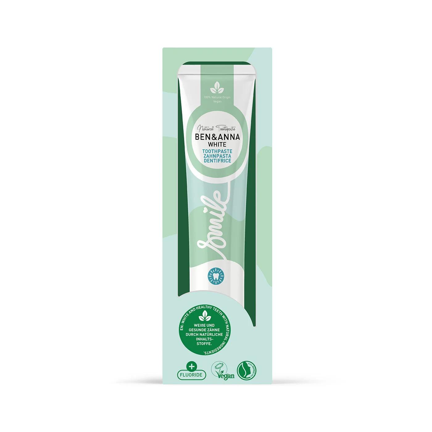Ben &amp; Anna White Whitening Toothpaste 75 ml