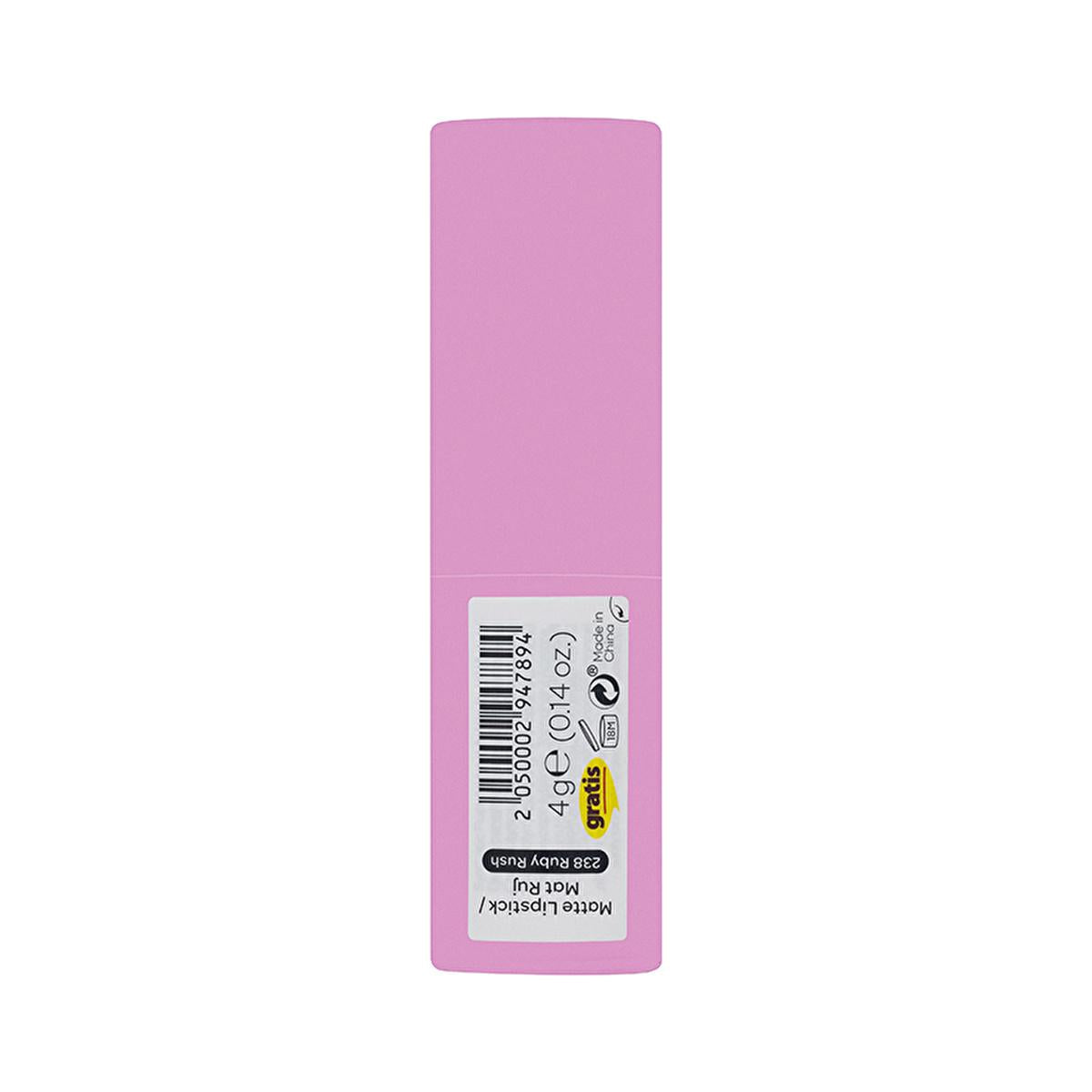 Beaulis Matte Lipstick - Ruby Rush, Long Lasting Creamy Lip Color for Bold Lips