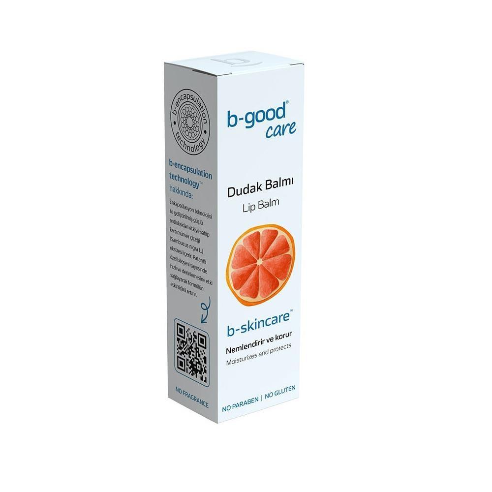 b-good care Natural Lip Balm with Greyfurt Oil - Moisturizing &amp; Protective, 12 ml