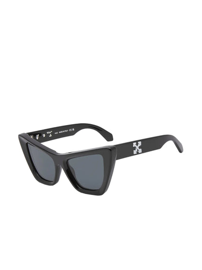 OFF-WHITE Edvard Arrow Logo Mini Sunglasses, 57 mm Lenses