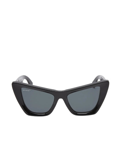 OFF-WHITE Edvard Arrow Logo Mini Sunglasses, 57 mm Lenses