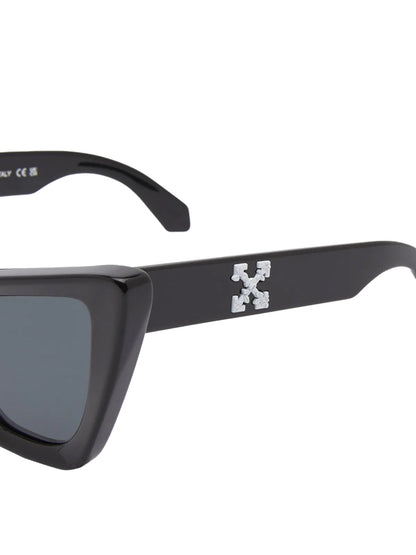 OFF-WHITE Edvard Arrow Logo Mini Sunglasses, 57 mm Lenses