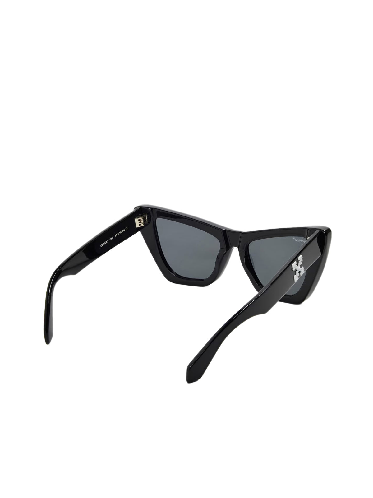 OFF-WHITE Edvard Arrow Logo Mini Sunglasses, 57 mm Lenses
