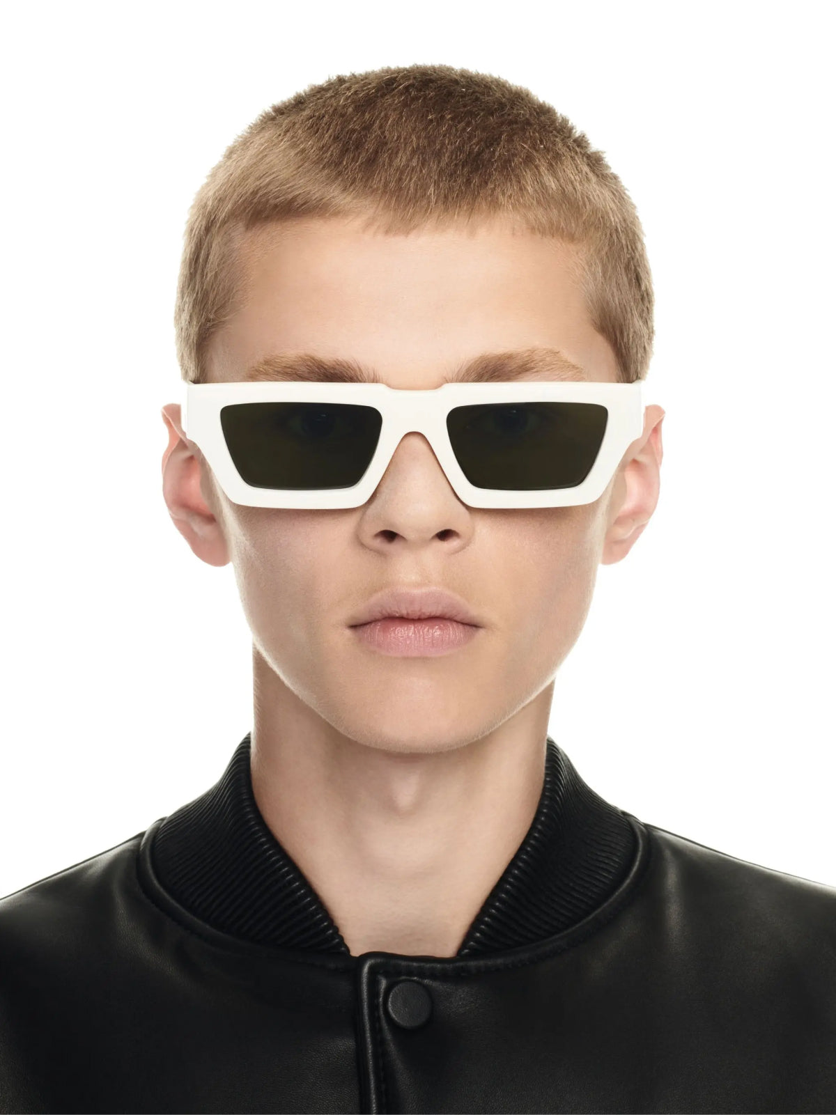 OFF-WHITE Manchester Logo Mini Sunglasses with Logo Arm