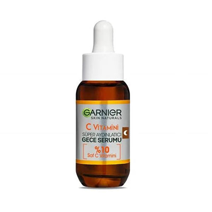 Garnier Vitamin C Serum - Anti-aging Night Serum for Brightening &amp; Hydration, Vegan Skincare, 1.01 fl oz