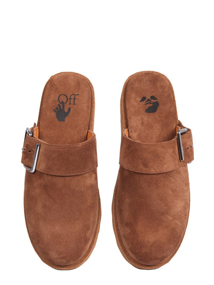 OFF-WHITE Comfort Slippers with Rubber Sole - 3 cm Height