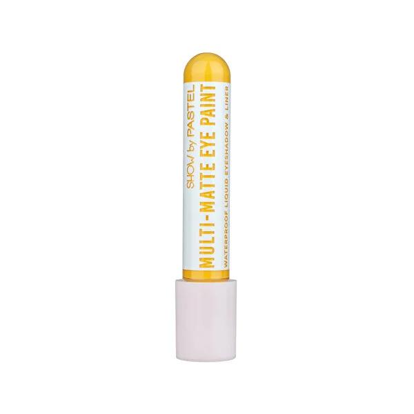 Show By Pastel Multimatte Waterproof Liquid Eyeshadow &amp; Liner - Long-Lasting, Matte Finish, Anti-Aging Eye Makeup