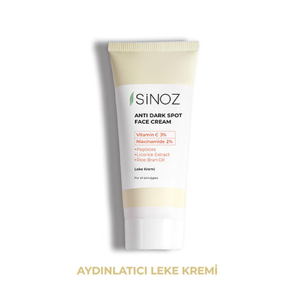 Sinoz: Advanced Skin Lightening Cream - Vitamin C &amp; Niacinamide Dark Spot Corrector, Blemish Removal Skin Tone Evening, Radiant Complexion, 1.35 fl oz