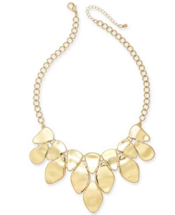 Style &amp; Co Silver-Tone Sculptural Statement Necklace