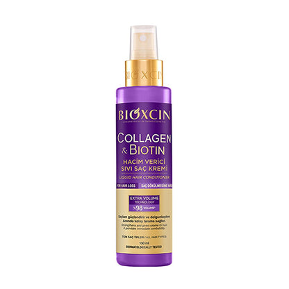 Bioxcin Collagen &amp; Biotin Hair Cream - Strengthens, Nourishes, and Adds Volume to Thin Hair