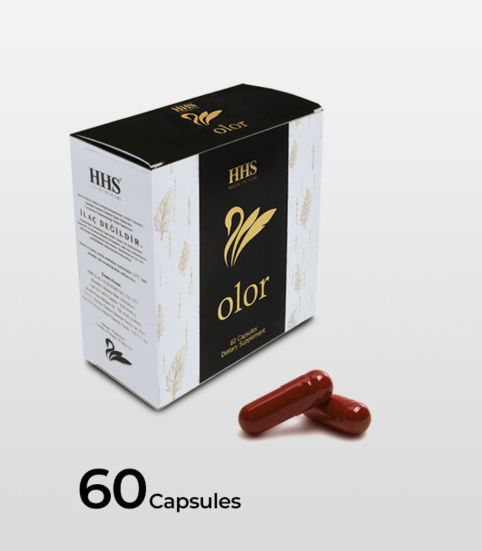 HHS SA30 Herbal Tea + Olor Herbal Diet Capsules | Daily Wellness Set | Energy &amp; Balance