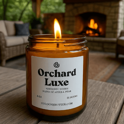 Orchid Luxe - The Luxury Orchid Floral Aroma Candle for Home Fragrance, Relaxation &amp; Romantic Atmosphere | Cologne Butter