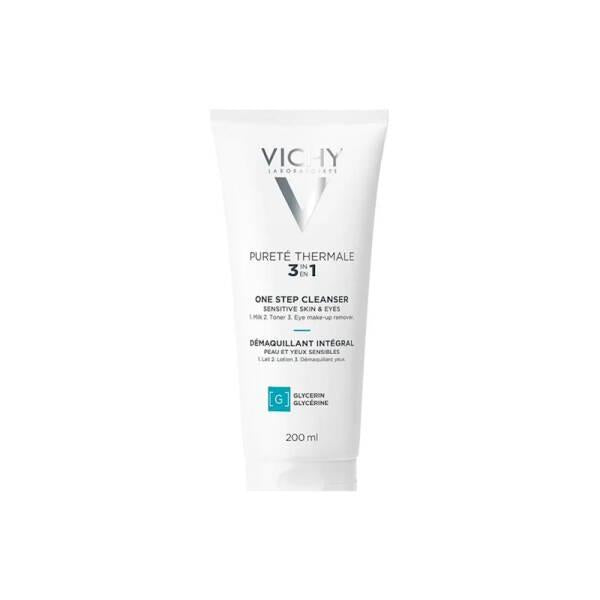 Vichy Demaquillant Integral 200ml - Gentle 3-in-1 Makeup Remover for Normal &amp; Dry Skin