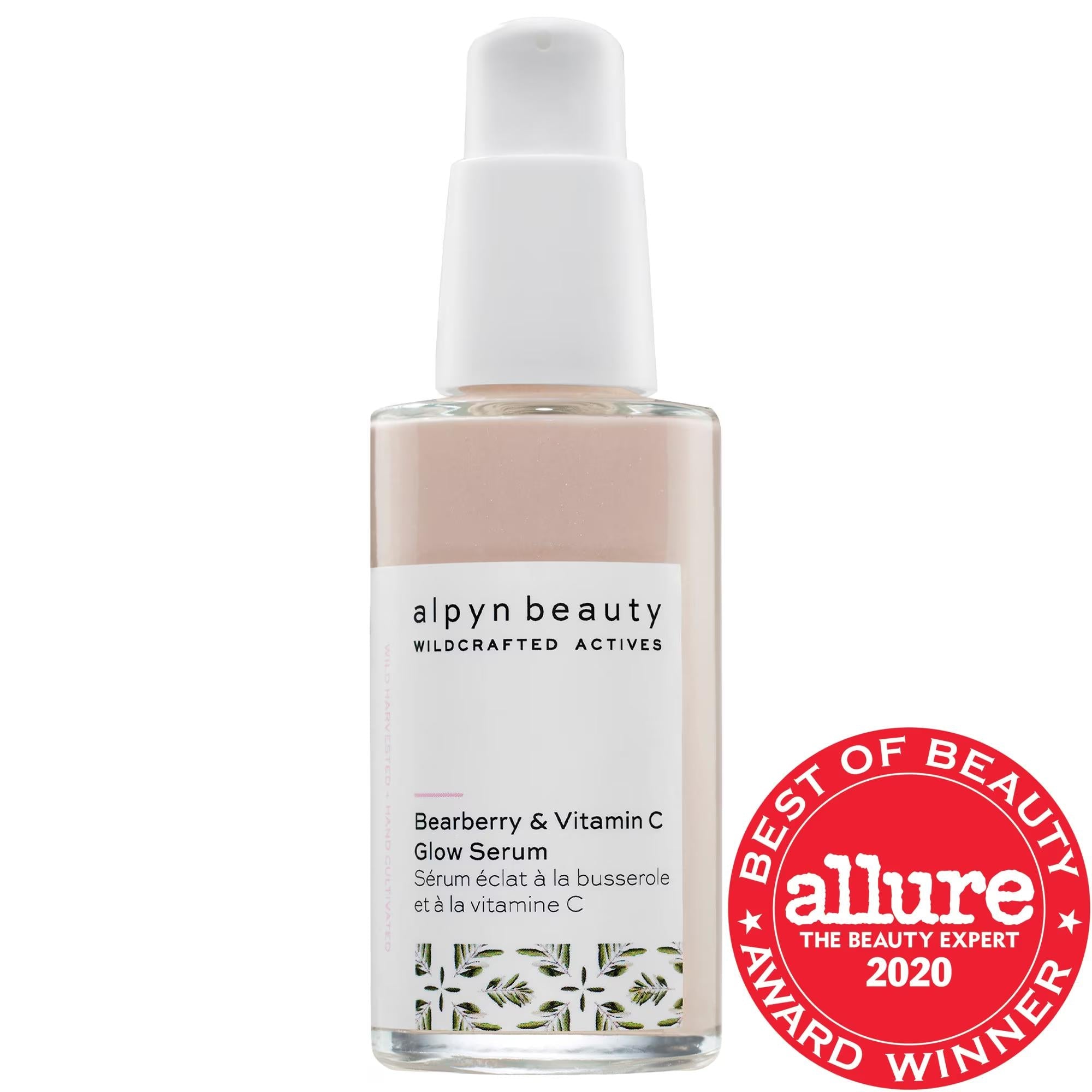Alpyn Beauty Vitamin C &amp; Bearberry Instant Brightening Serum - Natural Anti-Aging Skincare, Brightening Serum, Vegan &amp; Cruelty-Free