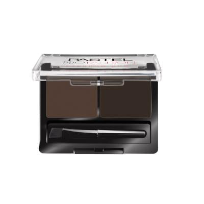 Pastel Eyebrow Duo 03 Dark: Long-Lasting Eyebrow Makeup with Wax &amp; Filling Powder for Perfectly Defined Brows
