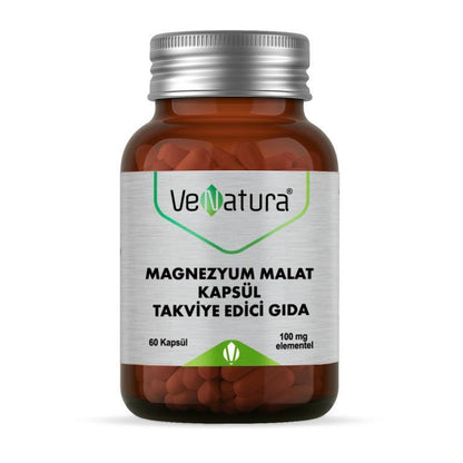 VeNatura Magnesium Malate 100 mg - 60 Capsules