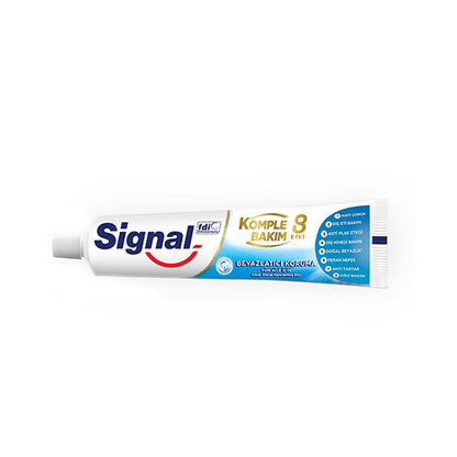 Signal Complete Care 8-Benefit Whitening Toothpaste - Family Toothpaste with 8 Oral Care Benefits