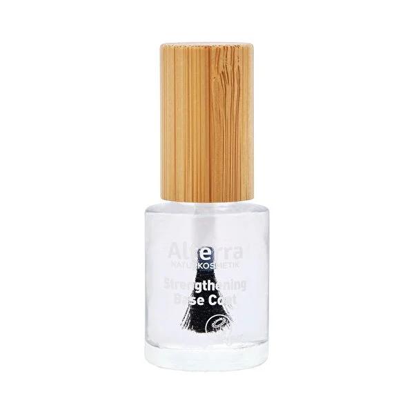 Alterra Organic Nail Strengthening Base Coat: Natural Nail Polish Protection with Goji Berry &amp; Vitamin E for Breakage Prevention