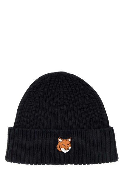 MAISON KITSUNÉ Cotton Beanie Hat