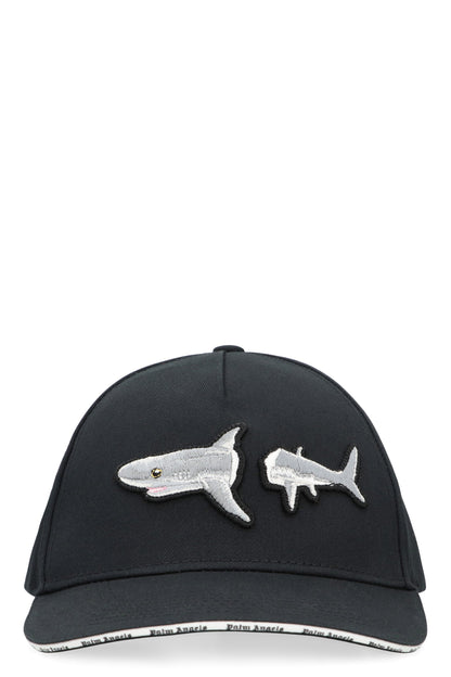 PALM ANGELS Broken Shark Detail Baseball Cap for Men