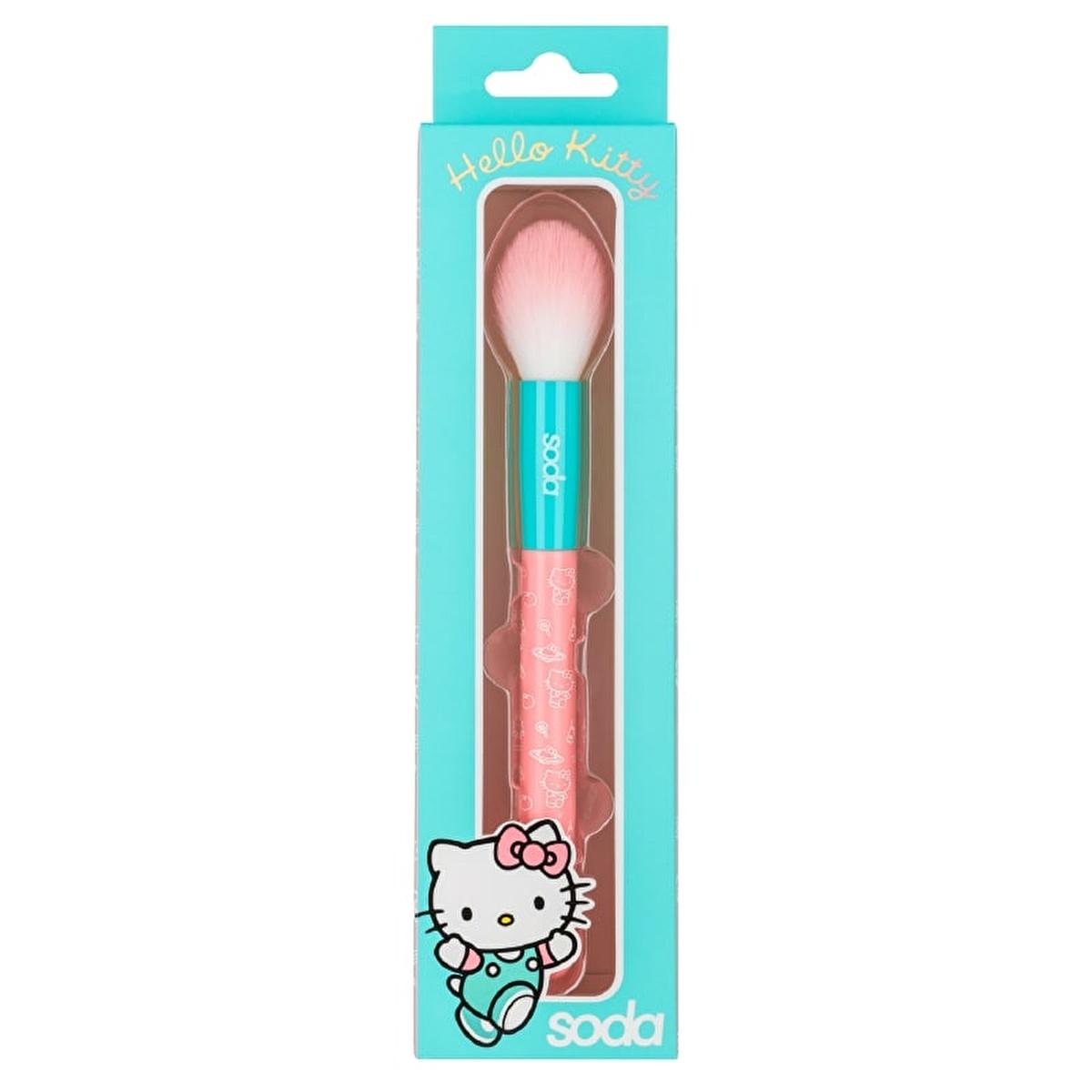 Soda Hello Kitty Makeup Brush - High-Quality Blush Brush for Flawless Makeup Application