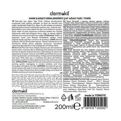Dermokil Tea Tree Oil Clarifying Toner for Blemish-Prone Skin 200 ml
