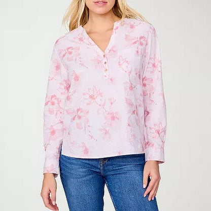 Free Country Womens Easy Breezy Long Sleeve Shirt