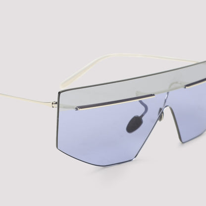 PRADA Sleek Mask Design Metallic Sunglasses