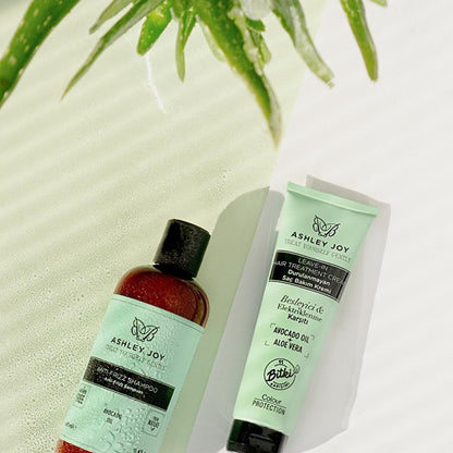 Ashley Joy Leave-In Hair Conditioner: Moisturizing Cream for Frizz Control &amp; Color Protection with Avocado Oil &amp; Aloe Vera - 150ml