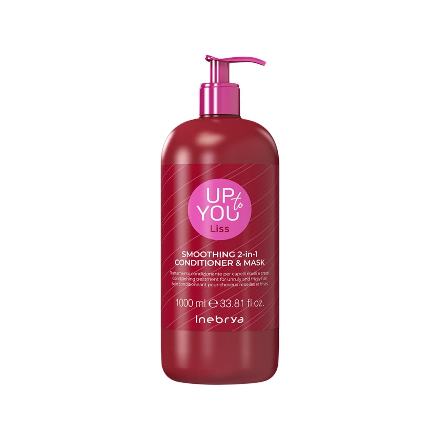Inebrya Up to You Liss Smoothing 2-in-1 Mask &amp; Conditioner 1000ml