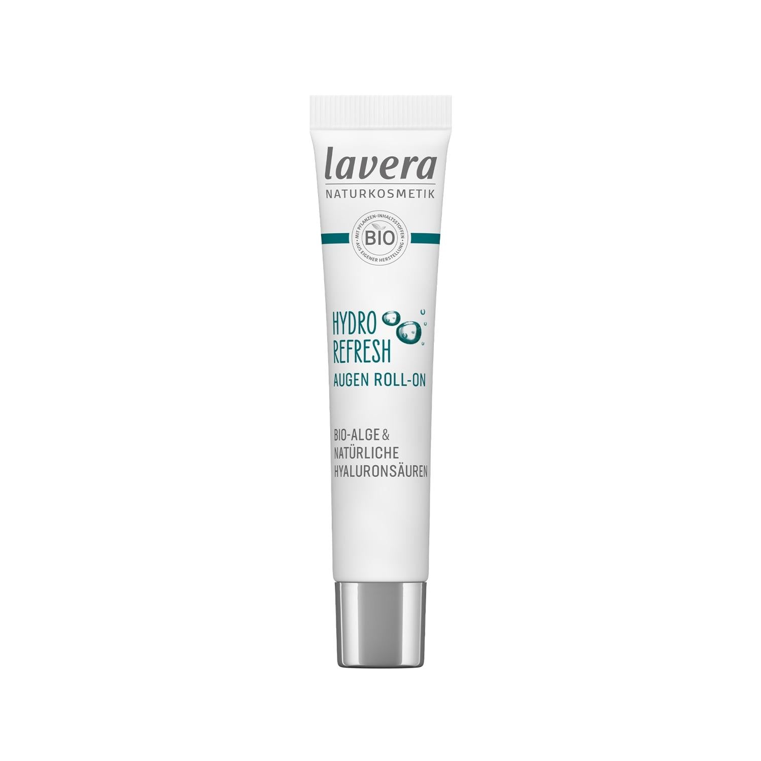 Lavera Hydro Refresh Eye Roll-On 15 ml - Natural Eye Care for Dark Circles &amp; Puffiness